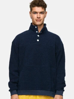 MegaFleece Snap Up -Outdoor Voices Shop 1 hero M500749 WNF NVY MegaFleece Snap Up Navy 096 V1