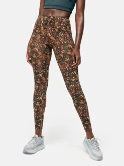 TechSweat™ Flex 7/8 Legging -Outdoor Voices Shop 1 hero W101199 TSW SAF Flex Leggings 2522 Sierra Abstract Floral 0079