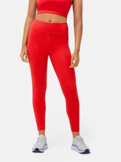 TechSweat™ Flex 7/8 Legging -Outdoor Voices Shop 1 hero W101199 TSW SCR 7 8 Flex Legging Scarlet 095