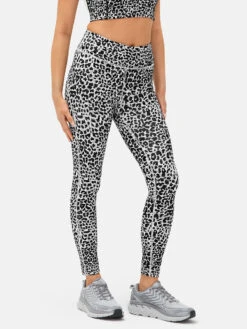 TechSweat™ Flex 7/8 Legging -Outdoor Voices Shop 1 hero W101199 TSW SNL TechSweat 7 8 Flex Leggings Snow Leopard 080