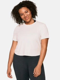 Ready Set Shortsleeve -Outdoor Voices Shop 1 hero W300440 JRS MOO Sweatee T Shirt Moonlight NONI 071