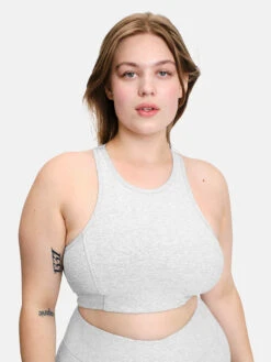 Athena Crop Top -Outdoor Voices Shop 1 hero W300891 TXC DVE athena crop dove 056 w3ZrpJI