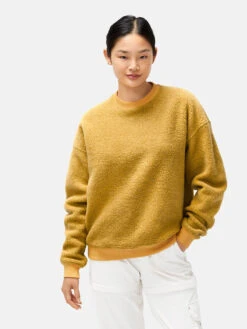 MegaFleece Crewneck -Outdoor Voices Shop 1 hero W501067 WNF DIJ MegaFleece Crewneck Dijon 080