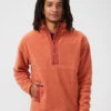PrimoFleece 1/2 Zip -Outdoor Voices Shop Front Detail M501606 PMF RSS Fleece Mens Pullover Russet 070 xptYnoq