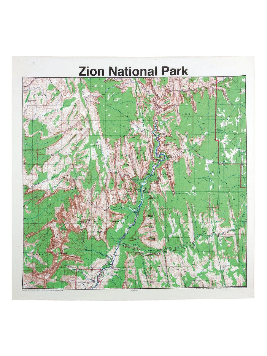 Printed Image National Park Bandana 7 Printed Image National Park Bandana - Image 5