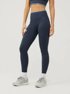 SeamlessRib 7/8 Legging -Outdoor Voices Shop W101513 SML NVY SeamlessRib 7 8 Legging Navy 035