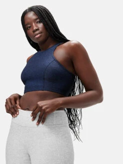 Athena Crop Top -Outdoor Voices Shop W201419 TXC NVY AthenaCrop Navy 092 hC6FSj3
