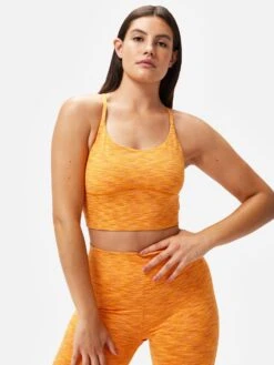 FreeForm Crop Top -Outdoor Voices Shop W201508 SDM TNG Flow Crop Top Tangerine 098