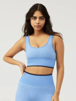 SeamlessRib Longline Bra -Outdoor Voices Shop W201510 SML NBU SeamlessRib Longline Bra Nebula 069 tyCFkcz