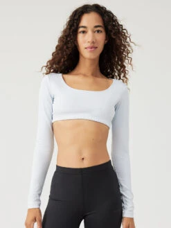 Sculpt Longsleeve Crop Top