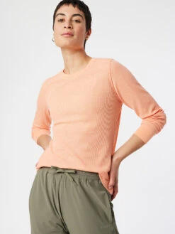 FastTrack Waffle Longseleeve -Outdoor Voices Shop W301332 SWF MEL Waffle Longsleeve Melon 061 Ayi7aZW