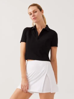 Sport Polo -Outdoor Voices Shop W301570 CPQ BLK Sport Polo Black 0029 wX5O00j