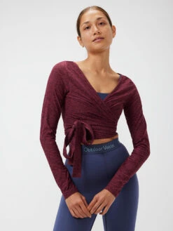 CloudKnit Longsleeve Wrap -Outdoor Voices Shop W301601 HLM SRZ All Day Longsleeve Wrap Shiraz 019 vwpEc4I