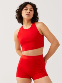 SuperForm™ Crop Top 14 SuperForm™ Crop Top -Outdoor Voices Shop W301760 BIT CNP Zoom Crop Top Candy Apple DARI 029 FlYakzi