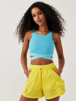 TechSweat™ Criss Cross Crop Top -Outdoor Voices Shop W301850 TSW PAF Move Free OV Crop Top Pacific 029 Xs8FXKY