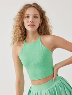 TechSweat™ Criss Cross Tank 8 TechSweat™ Criss Cross Tank -Outdoor Voices Shop W301908 TSW JDT Move Free Criss Cross Tank Jadeite DH 222