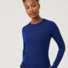 SoftRib Longsleeve 1 SoftRib Longsleeve -Outdoor Voices Shop W302001 CTR MNT SheerRib Longsleeve Midnight 006 1 tlsrdD9