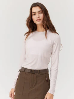 SoftRib Longsleeve -Outdoor Voices Shop W302001 CTR PKR SheerRib Longsleeve Pink Sunrise 145 1 wlPojq4