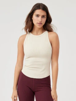 SuperForm™ Rib High Neck Tank 9 SuperForm™ Rib High Neck Tank -Outdoor Voices Shop W302012 SFR BLK SuperForm Rib High Neck Tank Linen 028 B2yWE2x