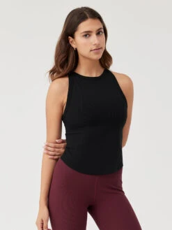 SuperFormโข Rib High Neck Tank