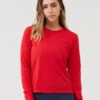 Merino Wool Longsleeve -Outdoor Voices Shop W302043 MNW SWY Merino Wool Longsleeve Strawberry 050 B5Sy7yd