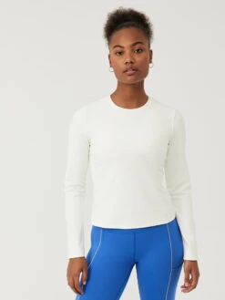 FrostKnit Longsleeve -Outdoor Voices Shop W302052 PLM SUG FrostKnit Longsleeve Sugar 028