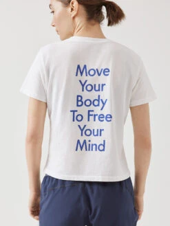 Move Your Body Shortsleeve -Outdoor Voices Shop W302095 CTJ WHI Move Your Body Shortsleeve White 026 6lXag1K