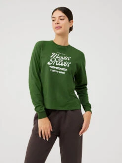 Movin' And Groovin' Everyday Longsleeve -Outdoor Voices Shop W302278 CTJ OCR Movin and Groovin Everyday Longsleeve Ocra 062