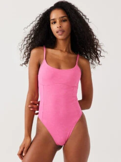 TechSweat™ Leotard -Outdoor Voices Shop W401891 TSW CIS Move Free Leotard Cerise 144
