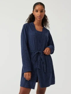 CloudKnit Robe -Outdoor Voices Shop W402063 HMJ CHR CloudKnit Robe Charcoal 028 6aWhE3F