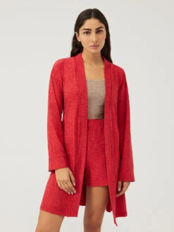 CloudKnit Robe -Outdoor Voices Shop W402063 HMJ SWY CloudKnit Robe Strawberry 071 5dvN1Le