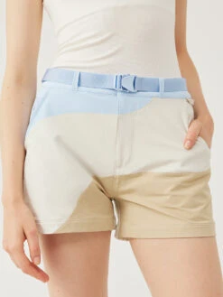 RecTrek Colorblock 3" Short -Outdoor Voices Shop W700827 DCW BMJ Rectrek 3 Short Bluebell Bone Mojave 701