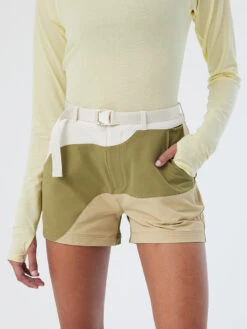 RecTrek Colorblock 3" Short -Outdoor Voices Shop W700827 DCW KKB Rectrek 3in Short Kelp Khaki Bone 150 9HegAXl