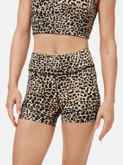 TechSweat™ 3.5" Short -Outdoor Voices Shop W701492 TSW LEO MoveFree3.5 Short Leopard 144