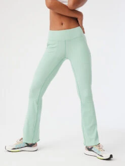 SuperForm™ Rib Flare Pant -Outdoor Voices Shop W701616 SFR PAT Rib Flare Pant Patina 072 MalitQH