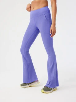 SuperForm™ Rib Flare Pant -Outdoor Voices Shop W701616 SFR VIO Rib Flare Pant Violet 085 b563eAY