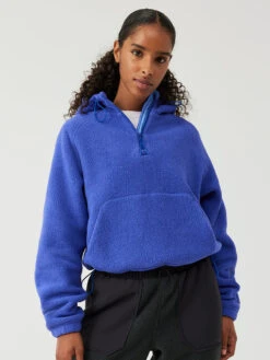 PrimoFleece 1/4 Zip Hoodie 22 PrimoFleece 1/4 Zip Hoodie -Outdoor Voices Shop W801572 PMF TBB PrimoFleece Pullover Tanzanite Black Black 021 xnlR77P